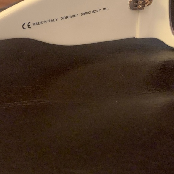 Christian Dior White/Gold Diorrain 2 with Swarovski Crystals Sunglasses - Picture 5 of 6